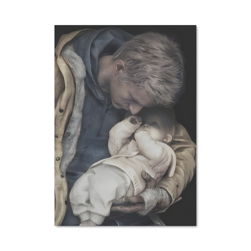 Poster Ethan et l'Enfant – affiche Resident Evil